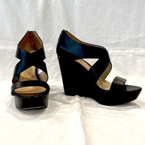 Black Michael Kors high platform.